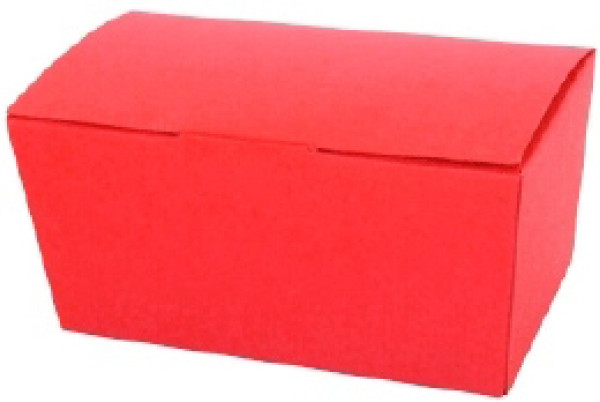 Luxusní krabičky na 250 g čokolády - červená (25 ks/bal)