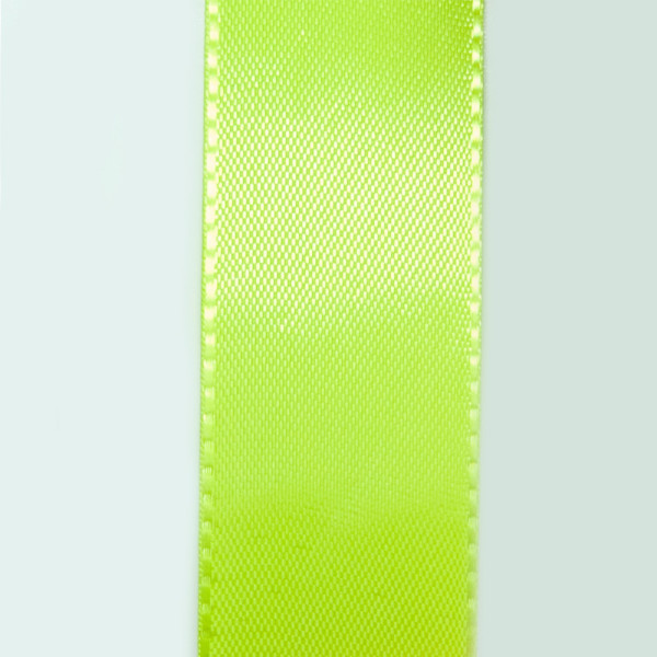 Taftová stuha - žlutozelená (15 mm, 50 m/rol)