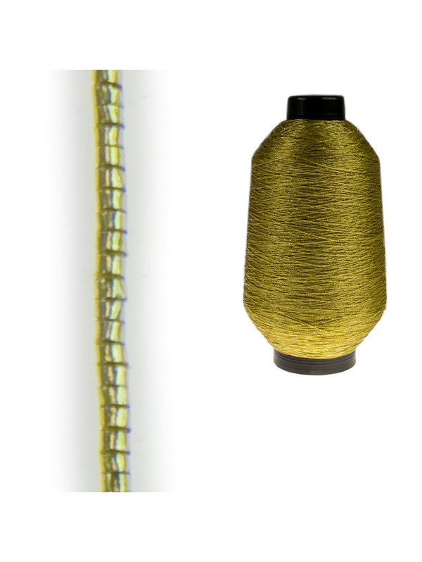 Ozdobná elastická gumička GUMILA - zlatá (1,2mm, 950m/ks)