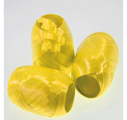 Stuha vajíčko STANDARD - žlutá (5 mm x 20 m, 50 ks/bal)