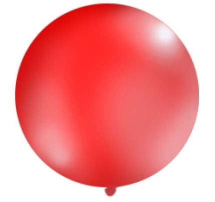 Superbalon PASTEL - Ø100 cm - červená ( 1 ks )