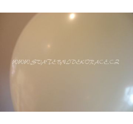 Balonek pastelový - Ø 30 cm - smetanová  (1 ks)