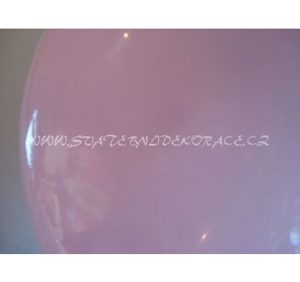 Balonek pastelový - Ø 30 cm - růžová  (1 ks)