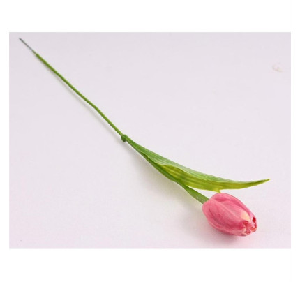Umělý tulipán starorůžový  MO-371309-07