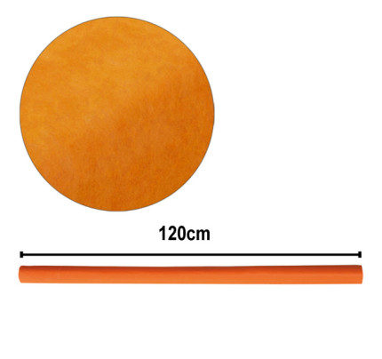 Vlizelin dekorační na stoly, ubrus - 120cm - oranžová (10 m/rol)