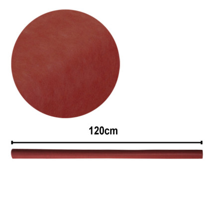 Vlizelin dekorační na stoly, ubrus - 120cm - bordó (10 m/rol)