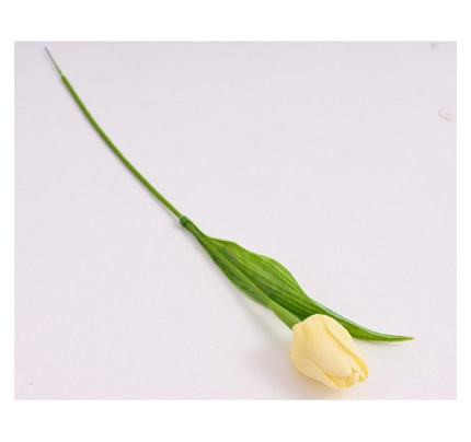 Umělý tulipán krémový  MO-371309-26