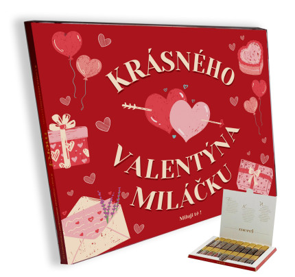 Merci čokoláda - Krásného Valentýna (1 ks)