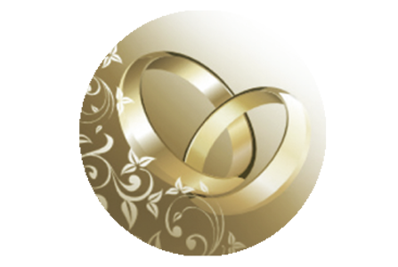 motiv - zlaté prsteny (24 ks/bal) - +3,11 € (2,57 € Excl. TaxZ)