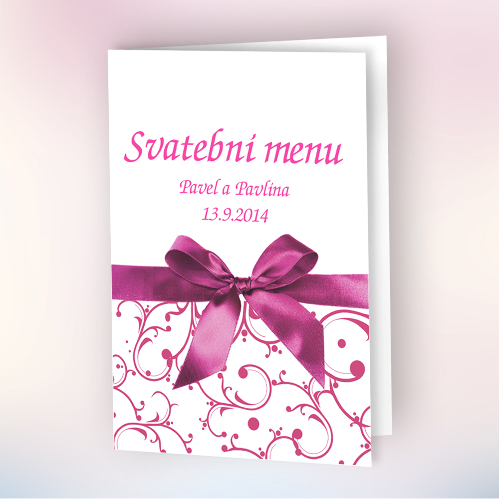 Svatební menu - +1,20 € (0,99 € Excl. TaxZ)